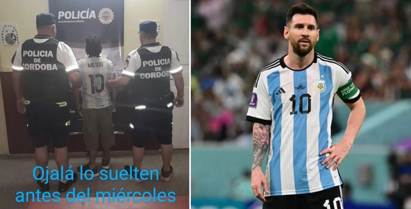 La verdadera historia detrás del “Messi” detenido que se viralizó en la redes: “Ojalá lo suelten antes”