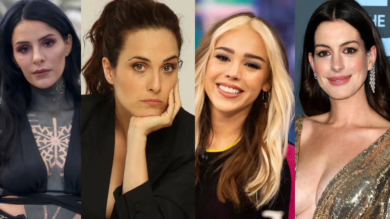 Entre cirugías y cortes de pelo: Cande Tinelli, Julieta Díaz, Danna Paola y Anne Hathaway mostraron sus radicales cambios