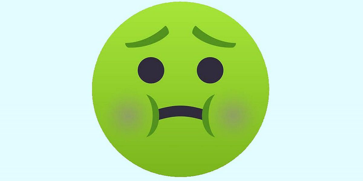 Qué significa el emoji de la cara verde en Whatsapp