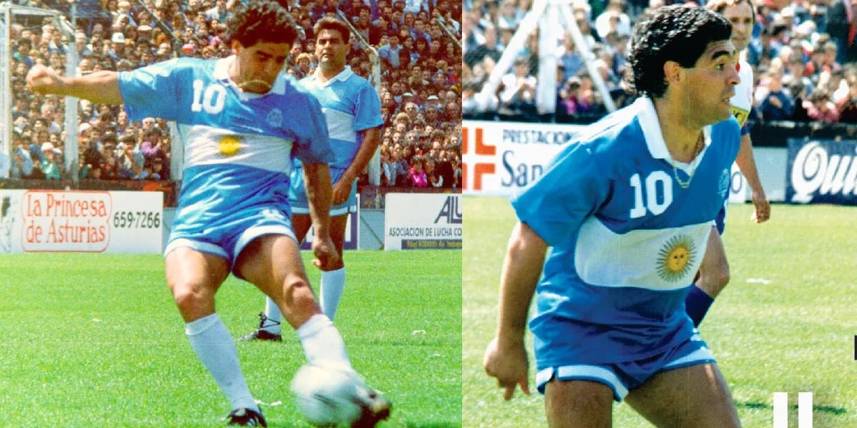 Diego Maradona, su particular camiseta preferida de la Selección y la historia de por qué nunca se usó: “Me apretaron”