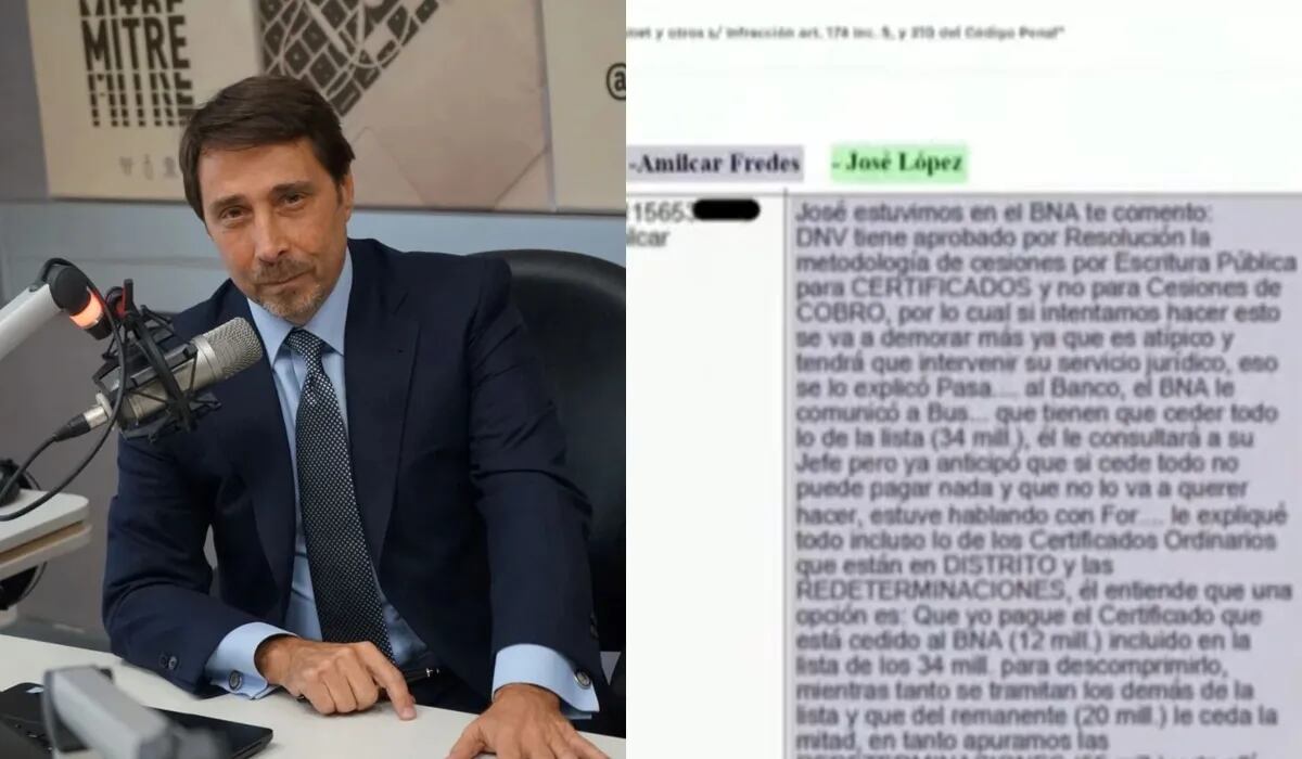 La reacción de Eduardo Feinmann ante los chats que comprometen a Cristina Kirchner: "Pruebas"
