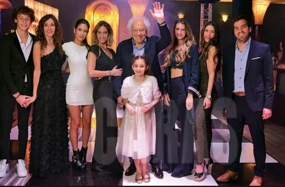 Guillermo Coppola y su familia