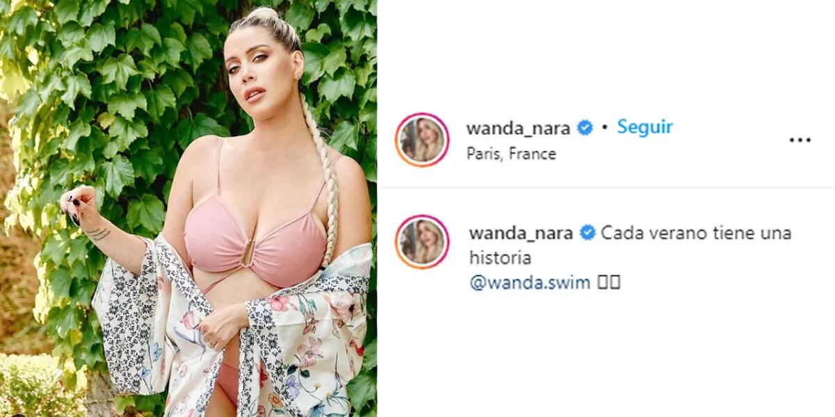 Wanda Nara posteo malla