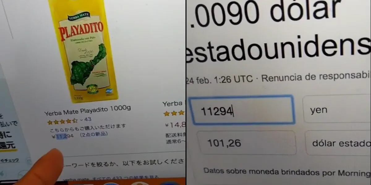 Es argentino, contó cuánto sale comprar yerba en Japón y se viralizó: “No te la puedo creer”