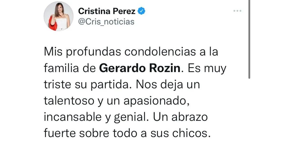 El dolor de los famosos por la muerte de Gerardo Rozín: así despidieron al conductor