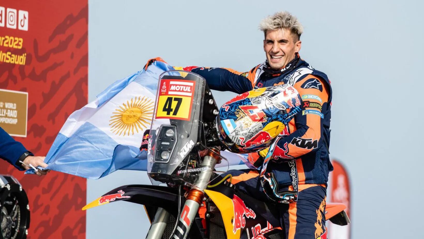Rally Dakar 2023: Kevin Benavides, recibido por una multitud en Salta