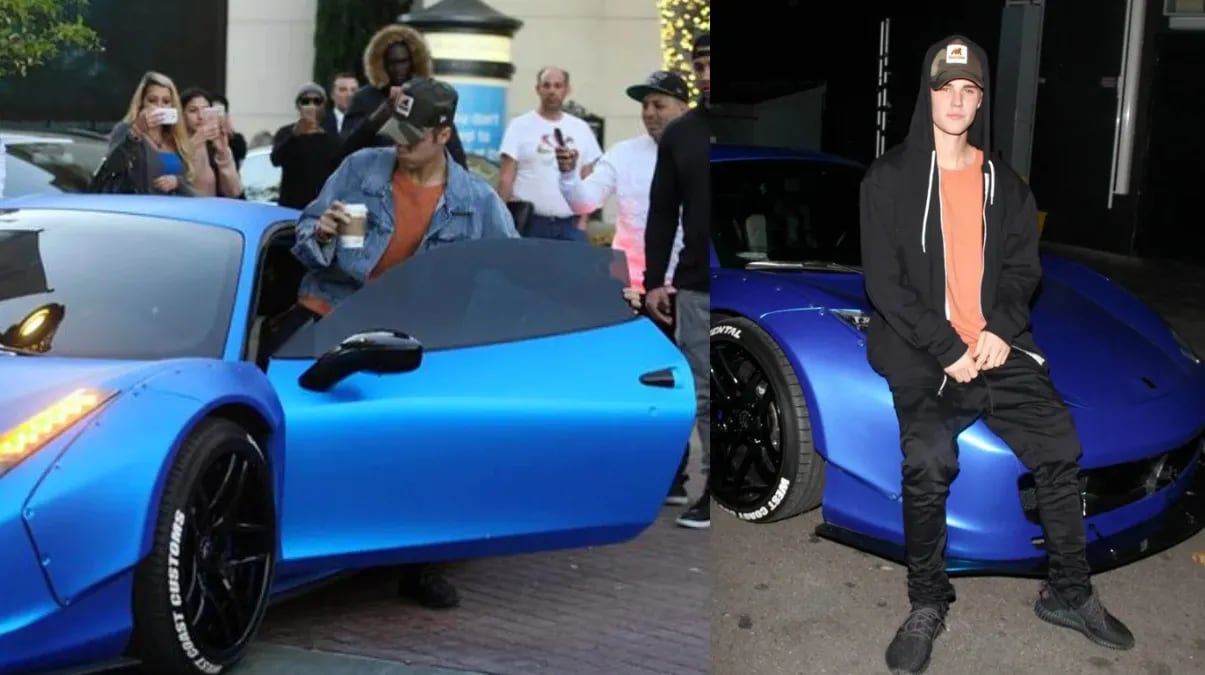 Justin Bieber ingresó a la lista negra de Ferrari por un pedido que a Diego Maradona sí le permitieron.