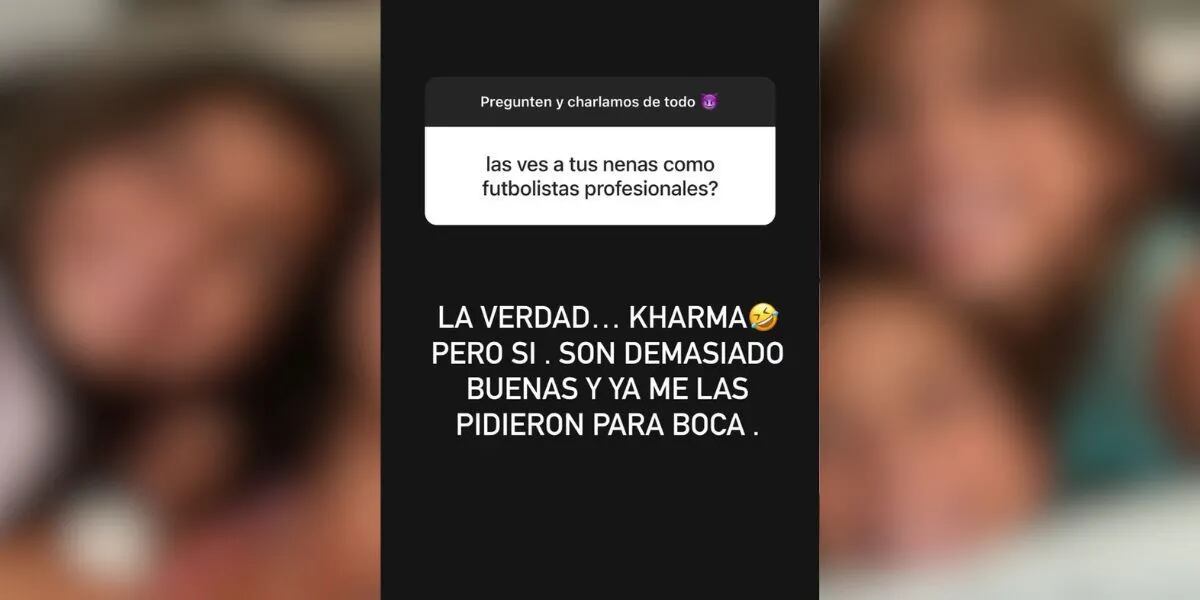 La inesperada reacción de Cinthia Fernández tras recibir una propuesta de Boca para que jueguen sus hijas