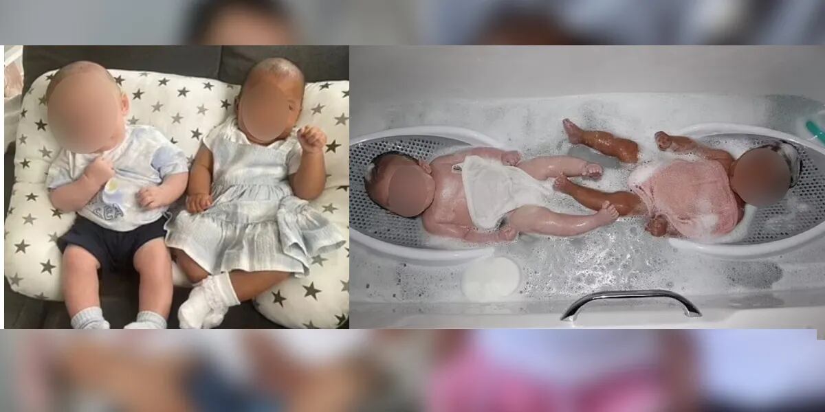 Una mujer dio a luz gemelos de diferente color de piel: "Ambos son míos"