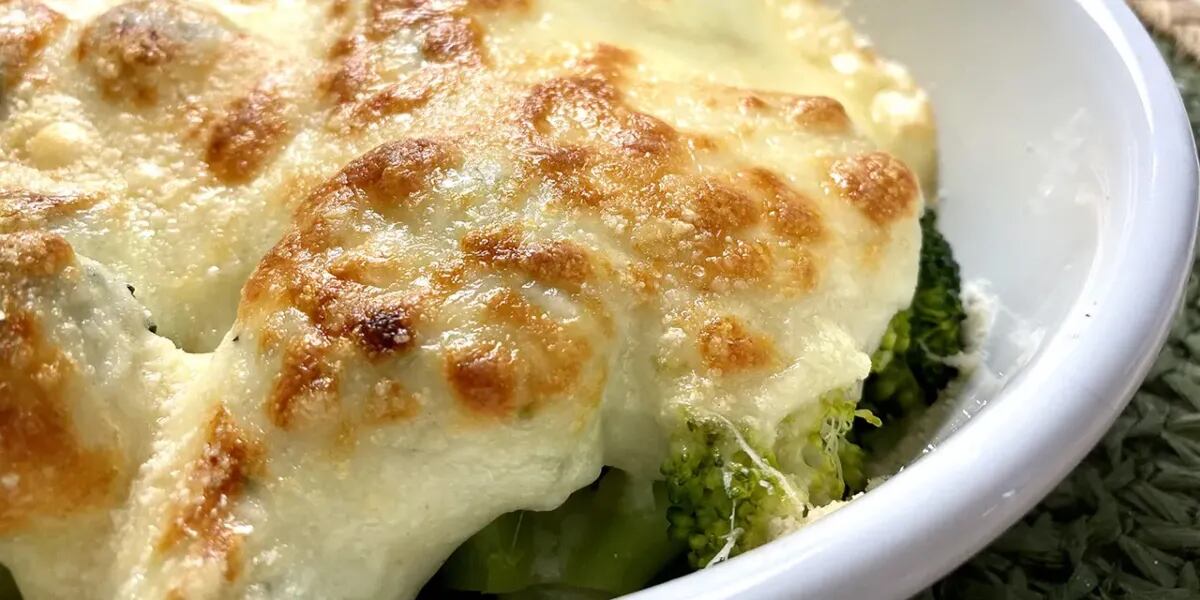 Brócoli gratinado al horno: una receta sabrosa para preparar en pocos pasos