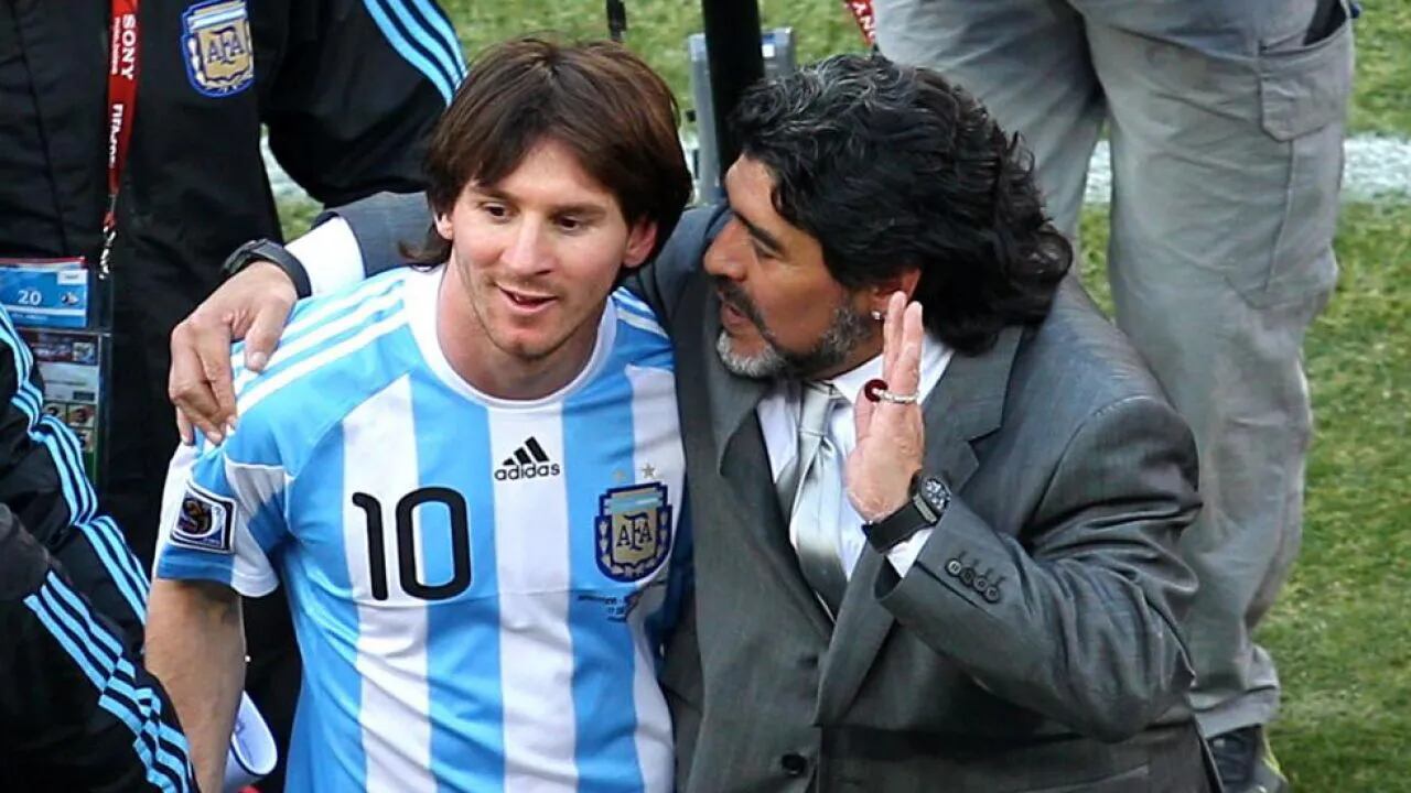 Lionel Messi durante el Mundial de Sudáfrica 2010