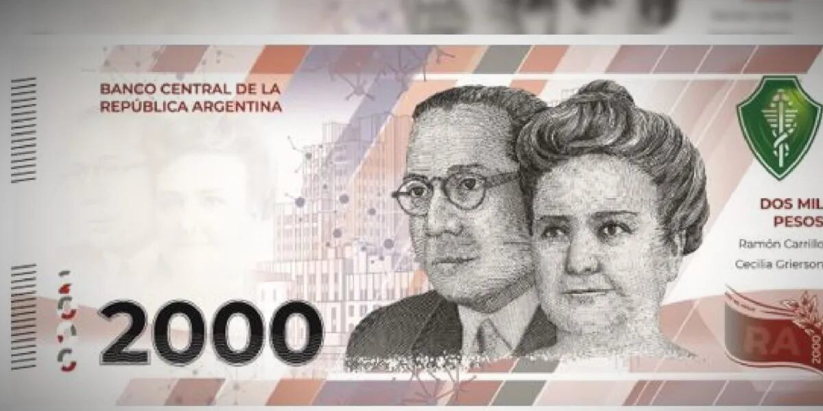 Empezó la circulación del billete de 2000 pesos al público: cómo será la distribución
