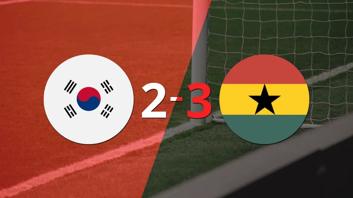 Mundial 2022: Victoria 3-2 de Ghana ante Rep. de Corea