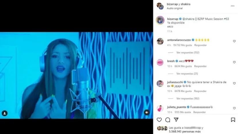 El contundente gesto de Antonela Roccuzzo con Shakira en las redes sociales.