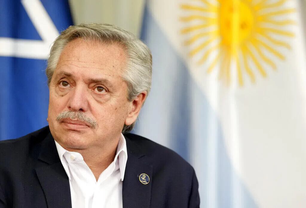 Imagen de archivo del presidente argentino Alberto Fernández.