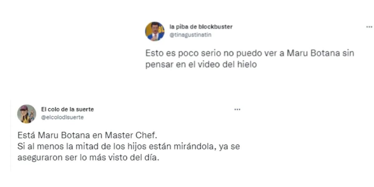 Maru Botana debutó como jurado en MasterChef Uruguay y las redes recordaron su video con el hielo