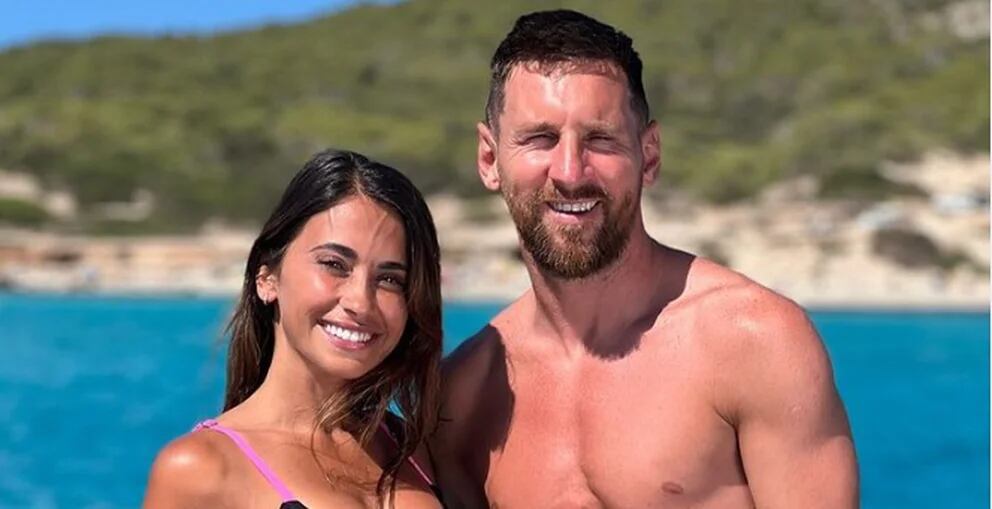 Mimos, sol y amigos: las lujosas vacaciones de Lionel Messi y Antonela Roccuzzo en un yate en Ibiza