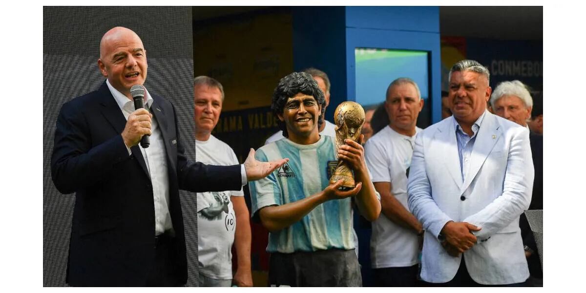 El emotivo homenaje a Maradona en Qatar a 2 años de su muerte