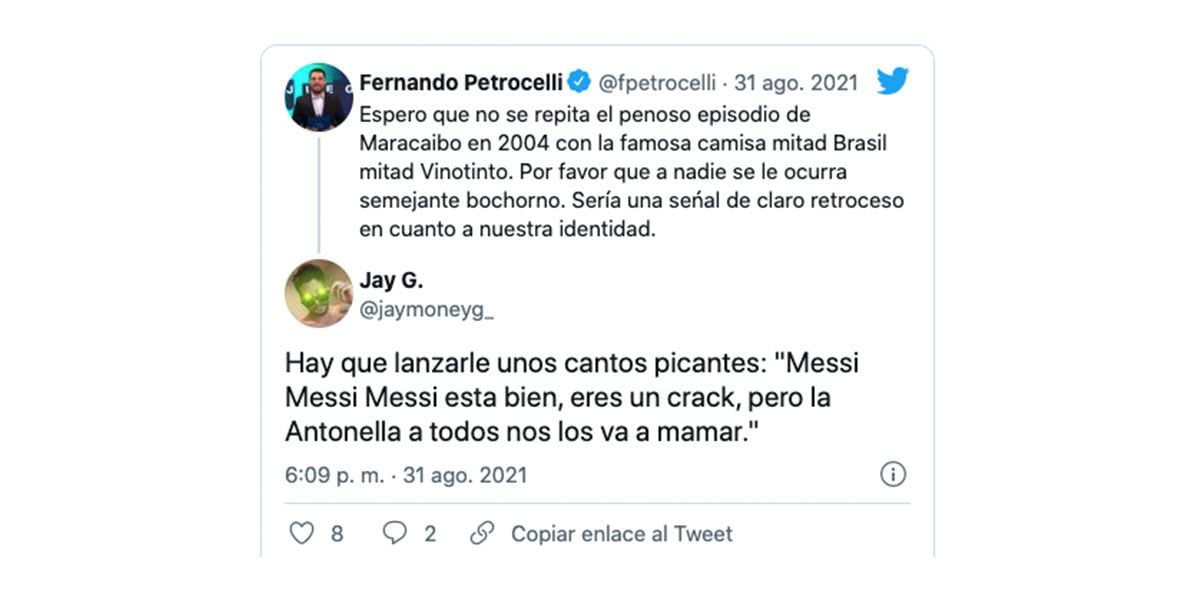 Solicitaron la captura de un periodista por un tuit contra Antonela Roccuzzo