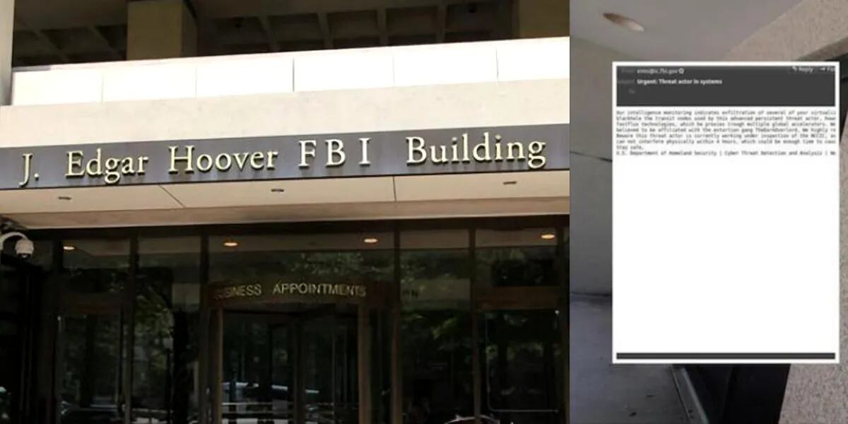 Hackearon al FBI y enviaron más de 100 mil correos con alertas falsas