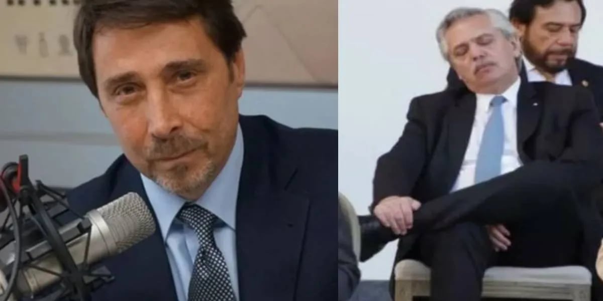 “Estaba con noni”, la reacción de Eduardo Feinmann al ver a Alberto Fernández dormido durante la asunción de Gustavo Petro