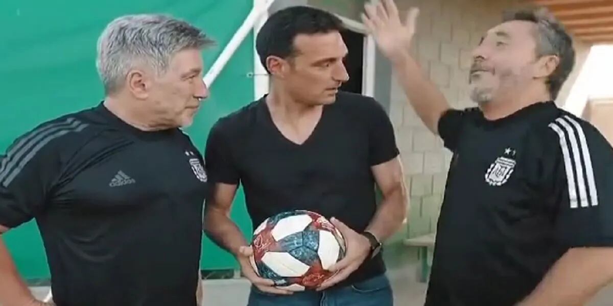 El video de Lionel Scaloni como actor en la presentación de la despedida de Maxi Rodríguez