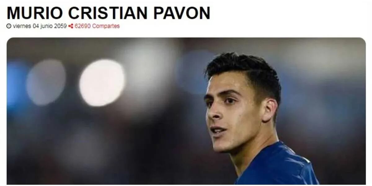 Cristian Pavón salió a desmentir su propia muerte: “No tienen límites”