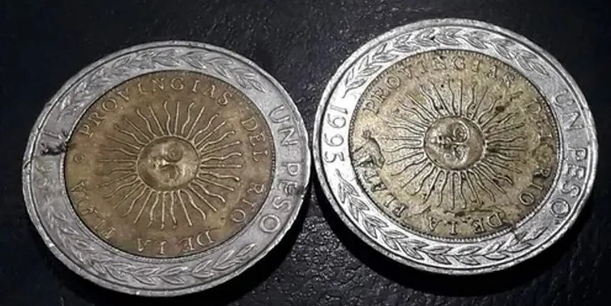 Pagan hasta $15.000 por monedas de 1 peso que tienen un error ortográfico