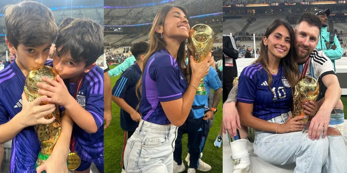 El emocionante mensaje de Antonela Roccuzzo a Lionel Messi tras la victoria de la Selección Argentina: “Pelearla hasta el final”