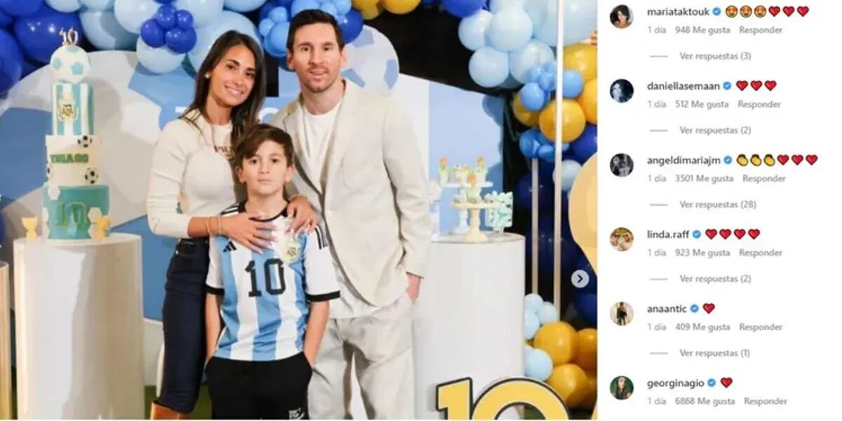 El gesto de Georgina, la esposa de Critiano Ronaldo, con Antonela Roccuzzo por el cumpleaños de Thiago Messi