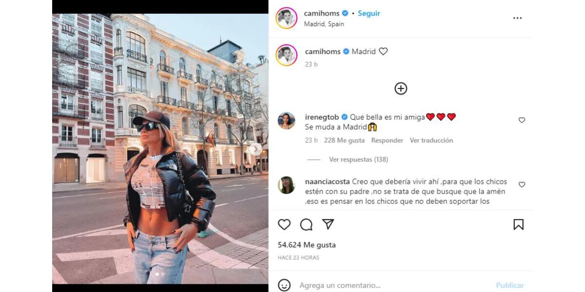 Camila Homs se va de Argentina tras la fuerte pelea con Rodrigo De Paul por viajar a España: “Se muda”