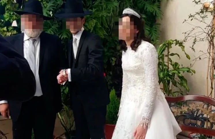 Un familia realizó un casamiento en plena cuarentena.