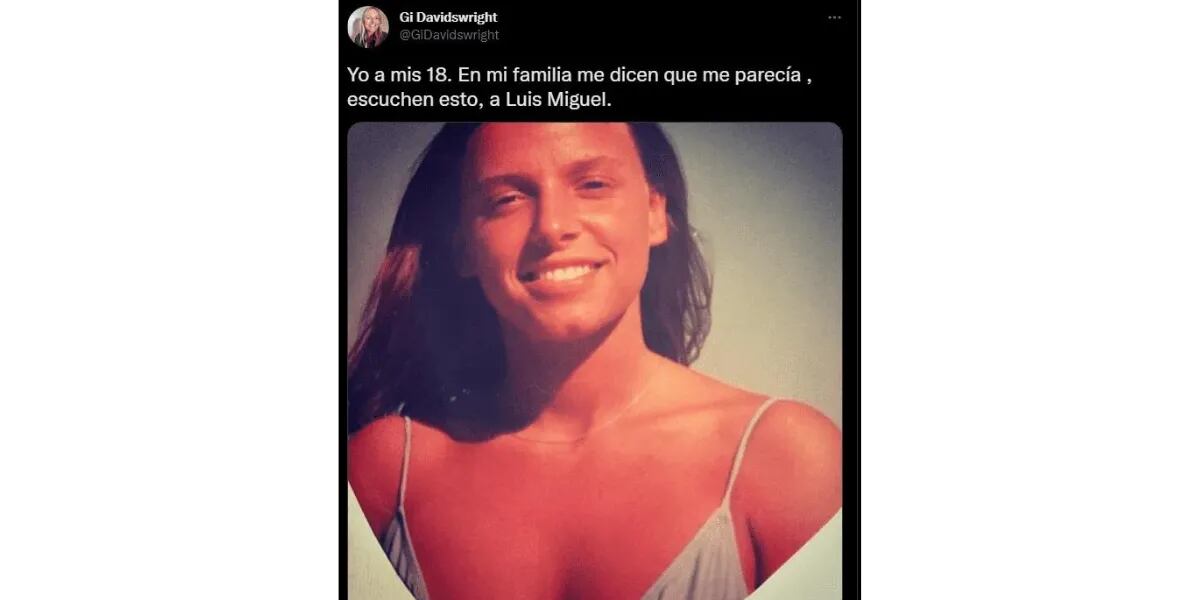 “Es Luis Miguel con pelo largo”, publicó una foto suya a los 18 años y las redes analizaron los resultados