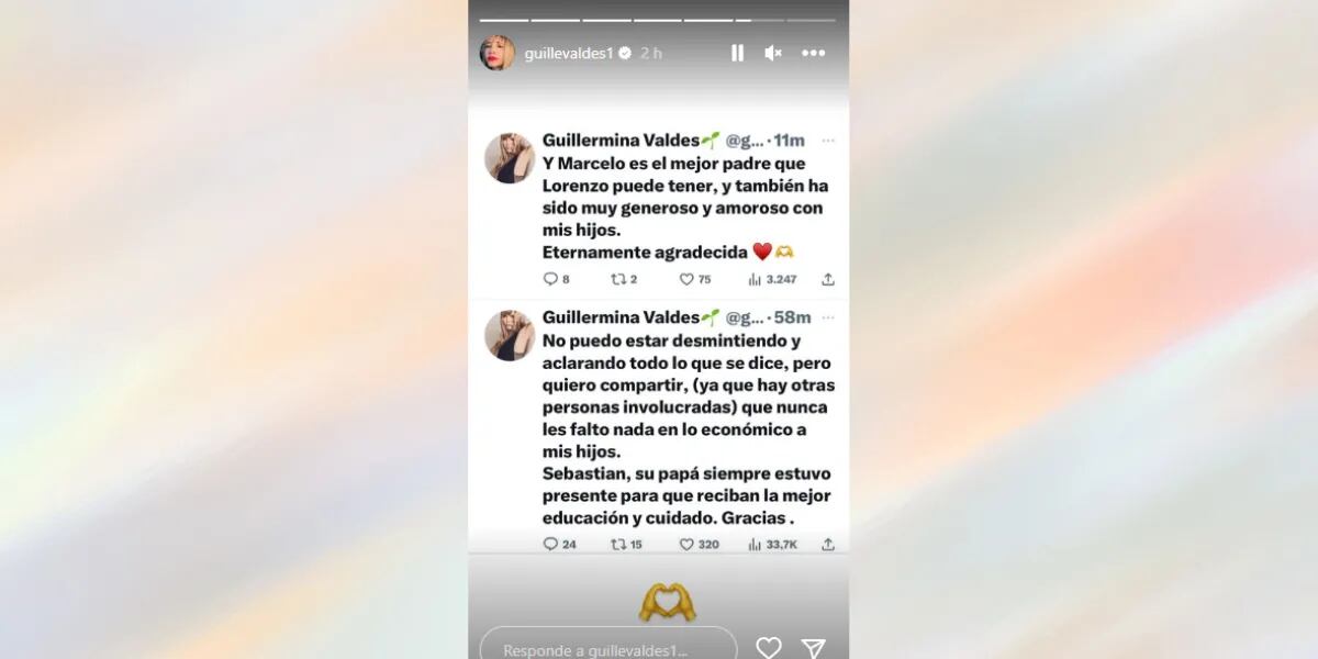 El contraataque de Guillermina Valdes tras los dichos de Cande Tinelli: “No puedo estar desmintiendo”