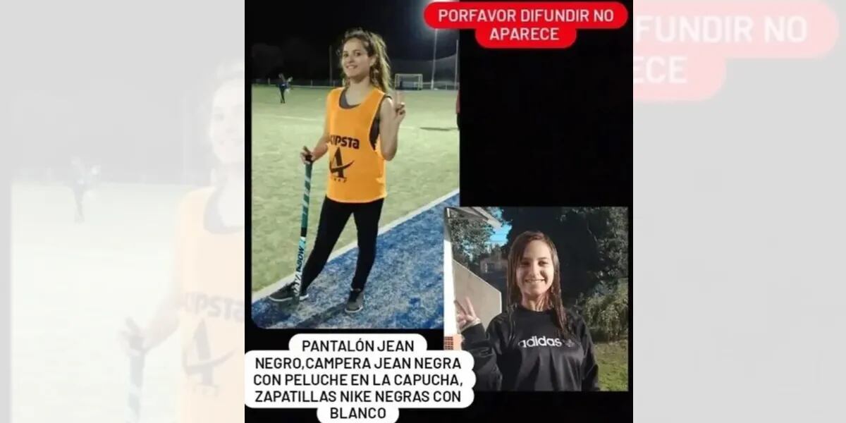 Buscan desesperadamente a una jugadora de hockey que desapareció en Mar del Plata: se había subido a un remís