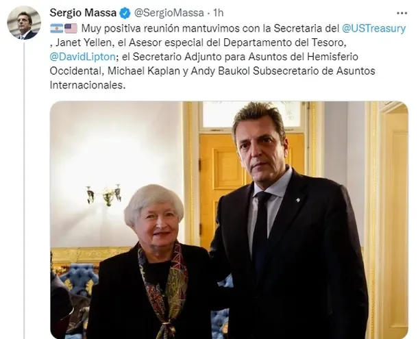 Argentina logró un nuevo acuerdo con el Fondo Monetario Internacional luego de la reunión del ministro de Economía, Sergio Massa, con la directora del FMI, Kristalina Georgieva.