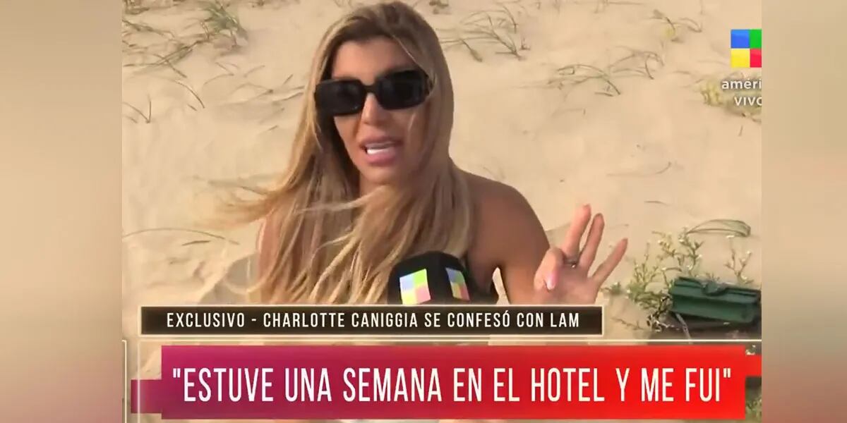 A Charlotte Caniggia se le escapó un dato clave de su participación en “El Hotel de los Famosos”