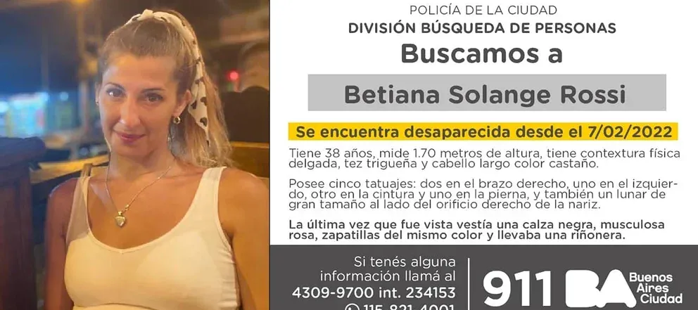 El flyer de la Ciudad de Buenos Aires para su búsqueda