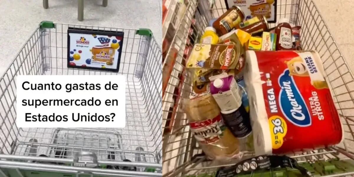 Comparó los productos de los supermercados en Estados Unidos con Argentina y un faltante llamó la atención: “¿Cómo que no hay?”