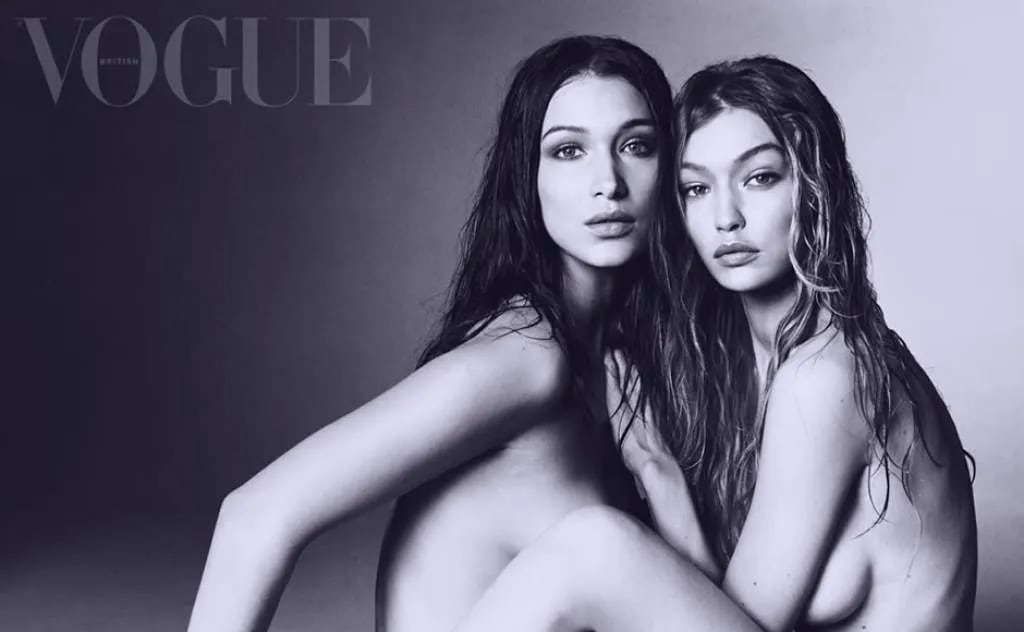 El desnudo de las hermanas Bella y Gigi Hadid para Vogue más criticado