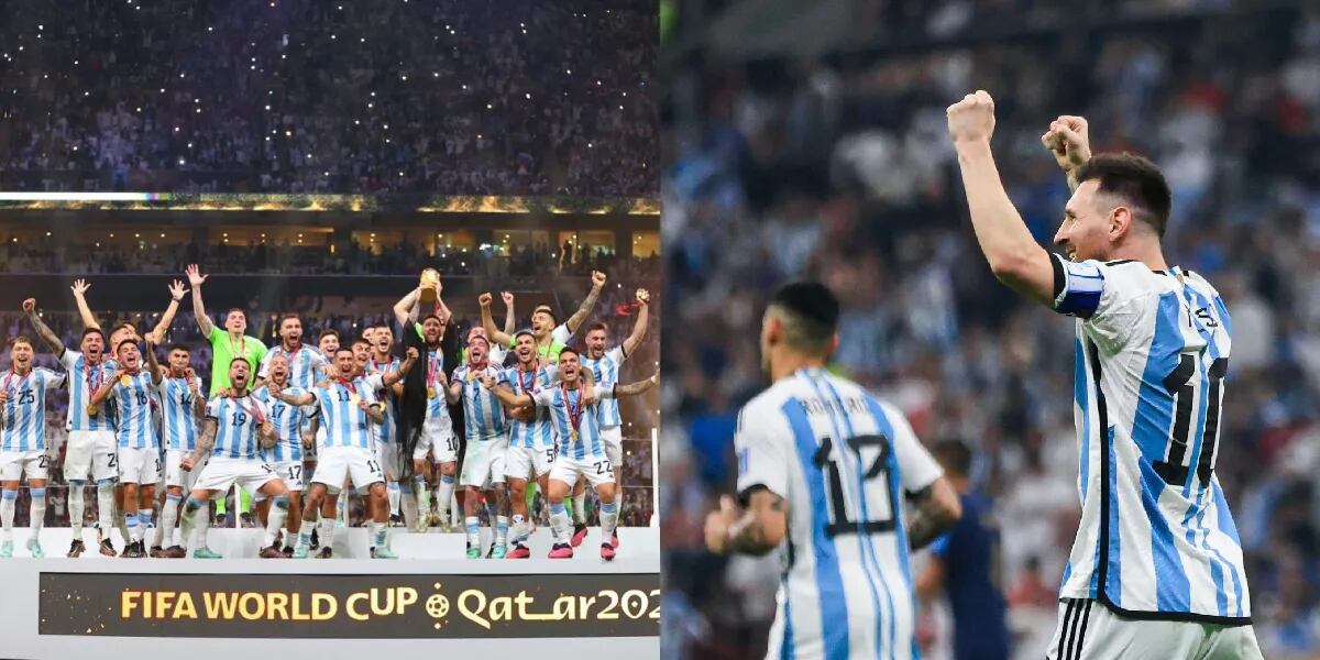"¡Campeones del mundo!", el emocionante posteo de Lionel Messi tras el triunfo de la Selección Argentina