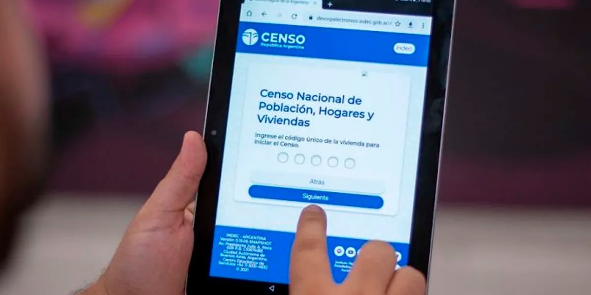🟡 Censo 2022: quienes no hayan sido visitados pero tengan el formulario digital cuentan como censados