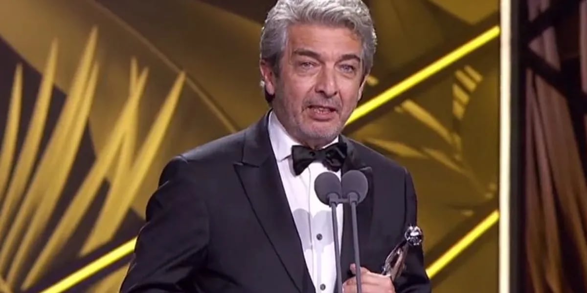 Ricardo Darín se quebró tras ganar el Premio Platino y su esposa no pudo contener las lágrimas: “Nuestro apoyo”
