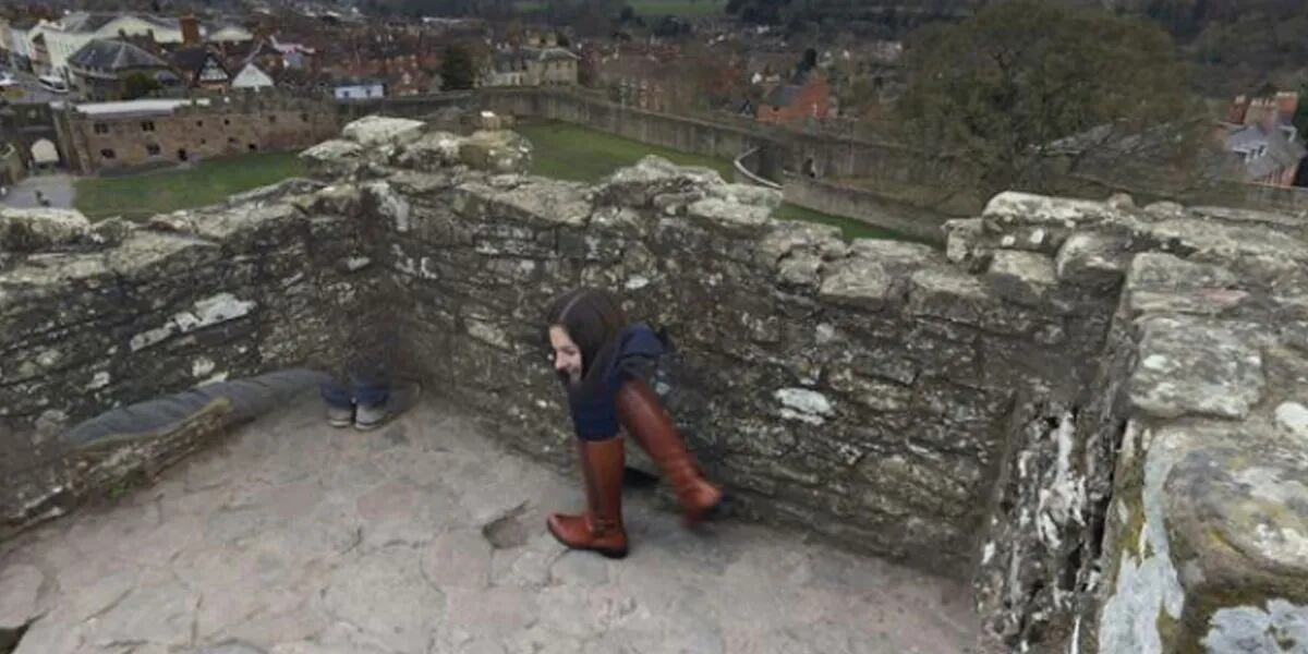 La extraña imagen captada por Google Maps en un castillo en Inglaterra que se hizo viral