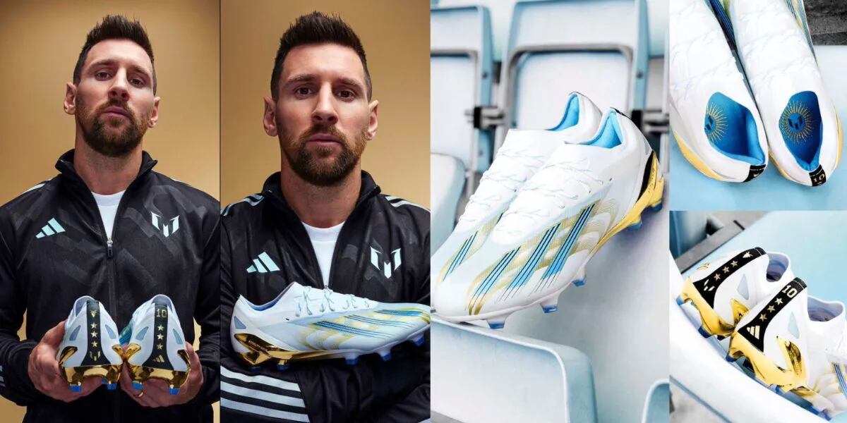 Lionel Messi presentó los nuevos botines que usará en la Selección Argentina: el detalle de las tres estrellas y el logo de la cabra