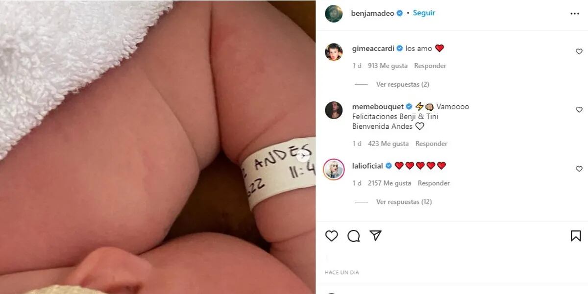Lali Esposito y el gesto hacia Benjamín Amadeo tras anunciar que fue padre por primera vez