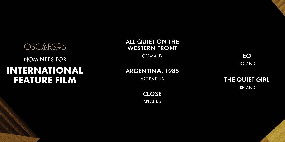 “Argentina, 1985″ quedó nominada a los Oscar como mejor película extranjera