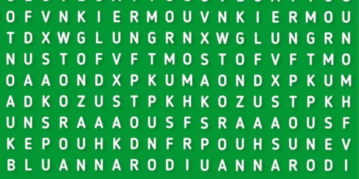 Reto visual: encontrar la palabra “VENUS” en solo 10 segundos