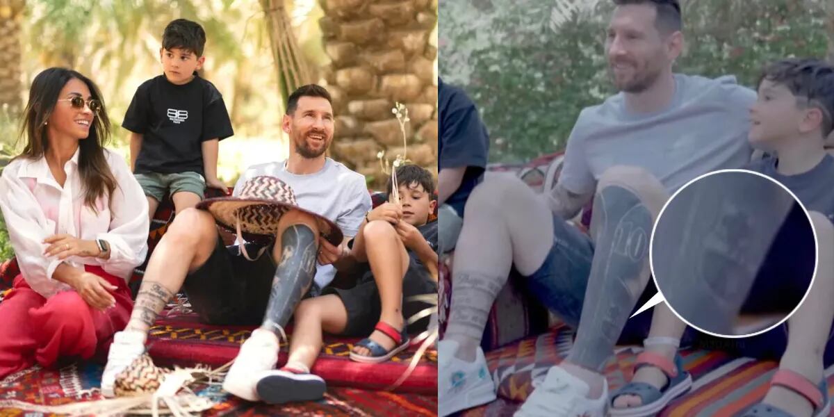 Lionel Messi se hizo un tatuaje en la pierna que detonó un bombazo imparable en PSG: "La pista"
