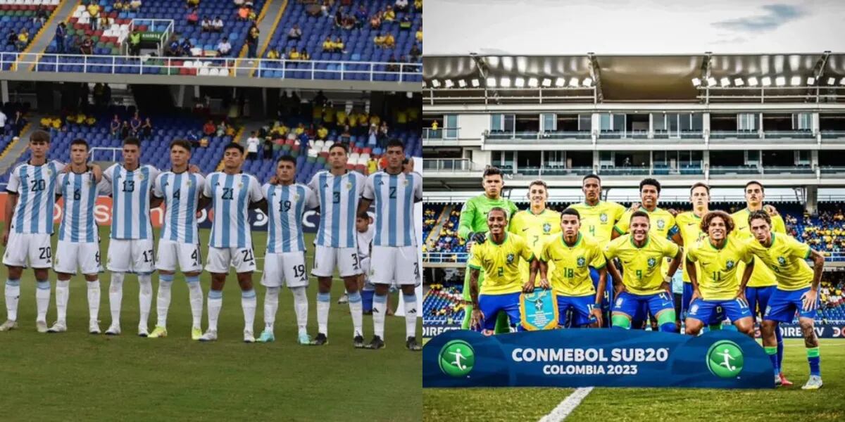 Argentina y Brasil se miden por la tercera fecha del Sudamericano Sub20: cuándo juegan y cómo verlo
